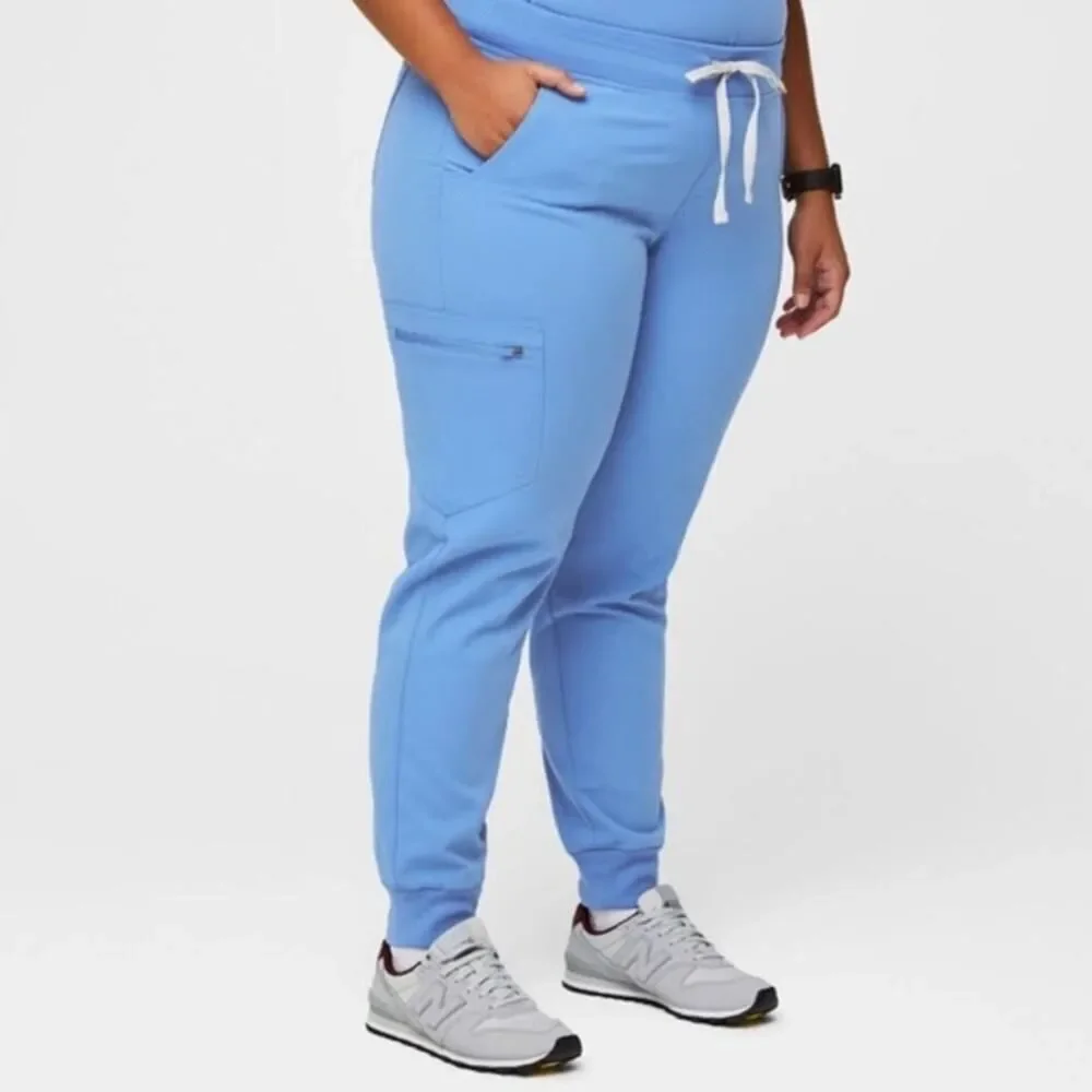 Figs Zamora Jogger Scrub Pants Ceil Blue Size XXL 2XL